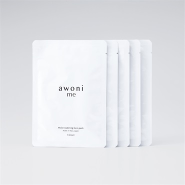 awoni me モイストウォータリングフェイスパック5枚セット